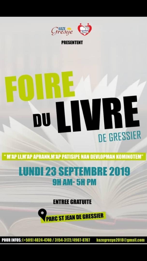La Toute Grande Première de la Foire Du Livre De Gressier